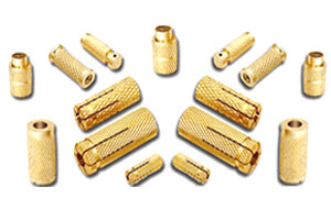 brass slotted anchors